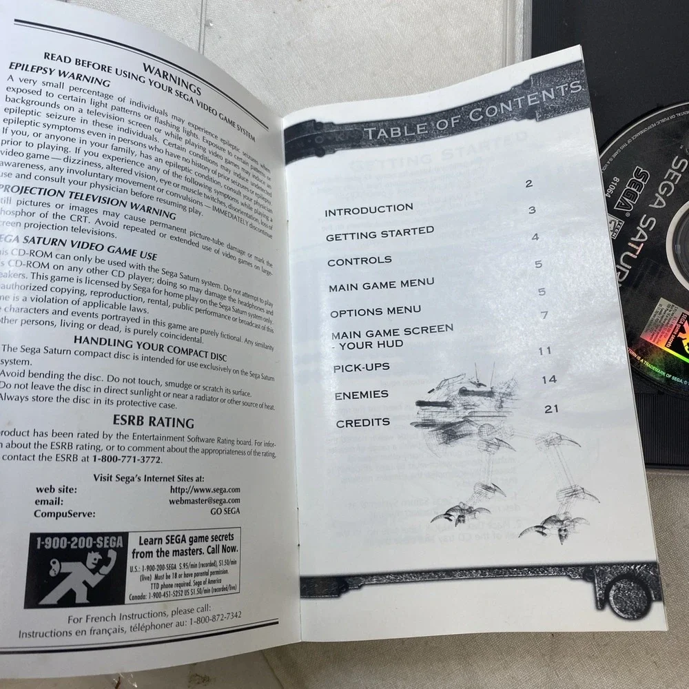 AMOK (SEGA Saturn, 1996)‎ Tested